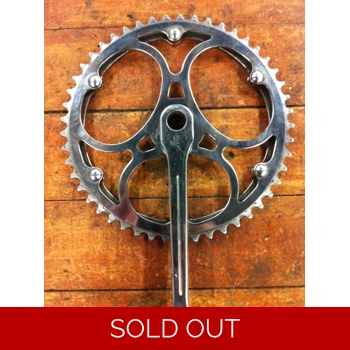 Raleigh Double Cottered Right Crank 165mm 46/49 Tooth